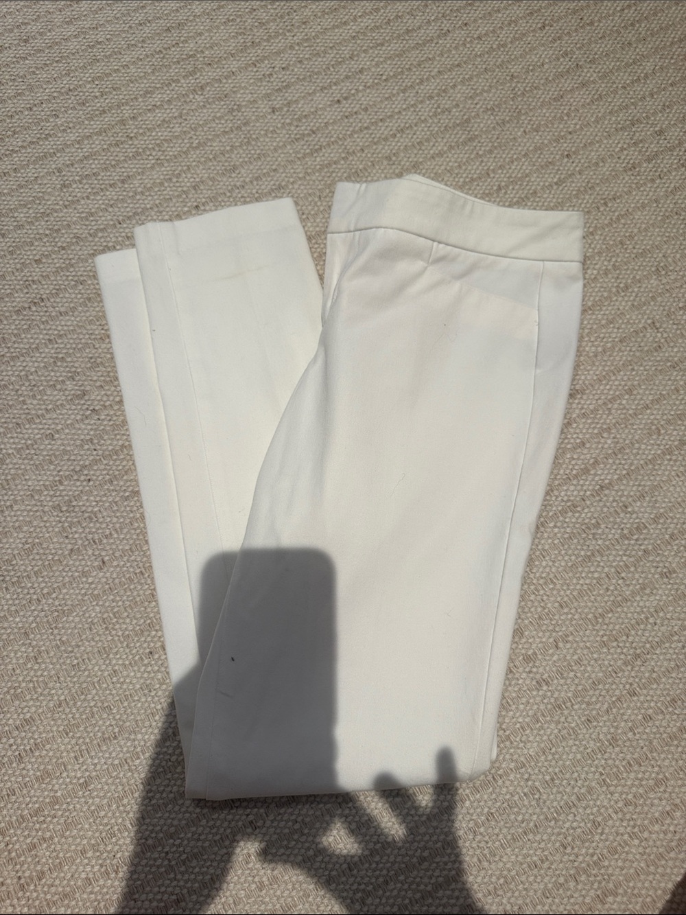 ecru White Dress Pants